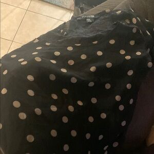 Forever 21 Black Polka Dot Blouse